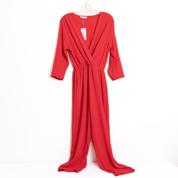 The Casual Company Morgan Jumpsuit Red XL Made in Italy - Picture 3 of 14